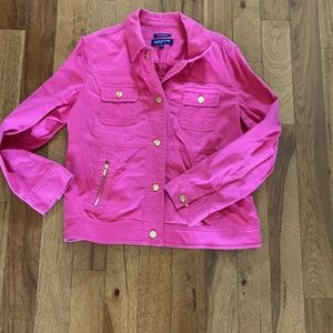 Pink jean jacket